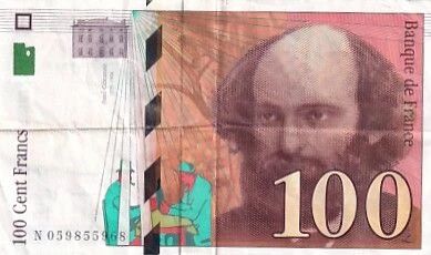 Frankreich 100 Francs - C�zanne - 1998 - Series N