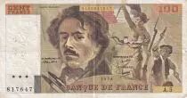 Frankreich 100 Francs - Delacroix - 1978 - Serial A.5 - P.154