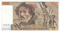 Frankreich 100 Francs - Delacroix - 1978 - Serial M.8 - Small watermark