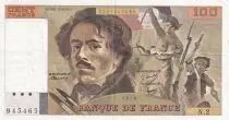 Frankreich 100 Francs - Delacroix - 1978 - Serial N.2 - P.154
