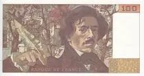 Frankreich 100 Francs - Delacroix - 1978 - Serial O.4 - P.154
