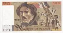 Frankreich 100 Francs - Delacroix - 1978 - Serial Y.3 - P.154