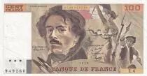 Frankreich 100 Francs - Delacroix - 1978 - Serial Z.4 - P.154