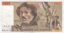 Frankreich 100 Francs - Delacroix - 1979 - Serial C.11