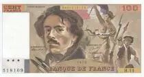 Frankreich 100 Francs - Delacroix - 1979 - Serial H.14