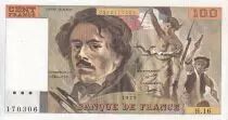 Frankreich 100 Francs - Delacroix - 1979 - Serial H.16 - P.154