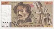 Frankreich 100 Francs - Delacroix - 1980 - Serial S.34