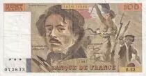 Frankreich 100 Francs - Delacroix - 1981 - Serial E.54