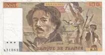 Frankreich 100 Francs - Delacroix - 1982 - Serial H.55