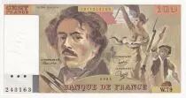 Frankreich 100 Francs - Delacroix - 1984 - Serial W.79 - P.154