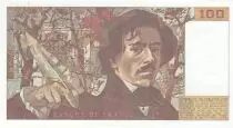Frankreich 100 Francs - Delacroix - 1987 - Serial J.121