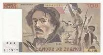 Frankreich 100 Francs - Delacroix - 1989 - Serial U.148