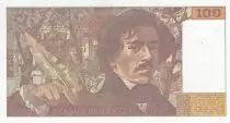Frankreich 100 Francs - Delacroix - 1990 - Serial B.158