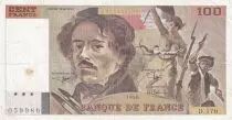 Frankreich 100 Francs - Delacroix - 1990 - Serial D.176