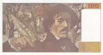 Frankreich 100 Francs - Delacroix - 1990 - Serial D.188