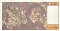 Frankreich 100 Francs - Delacroix - 1990 - Serial H.135 - Faute