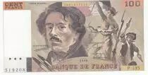 Frankreich 100 Francs - Delacroix - 1990 - Serial P.135