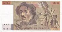 Frankreich 100 Francs - Delacroix - 1991 - Serial C.190