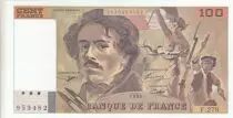 Frankreich 100 Francs - Delacroix - 1991 - Serial F.278
