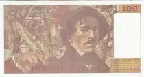 Frankreich 100 Francs - Delacroix - 1991 - Serial F.278