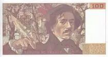 Frankreich 100 Francs - Delacroix - 1991 - Serial P.187 - P.154