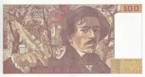 Frankreich 100 Francs - Delacroix - 1991 - Serial R.202 - P.154
