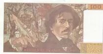 Frankreich 100 Francs - Delacroix - 1993 - Serial o.210 - Faute