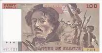 Frankreich 100 Francs - Delacroix - 1994 - Serial P.261 - P.154