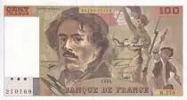 Frankreich 100 Francs - Delacroix - 1995 - Serial B.278 - P.154