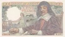 Frankreich 100 Francs - Descartes - 12-10-1944 - Serial K.117