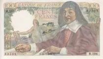 Frankreich 100 Francs - Descartes - 20-07-1944 - Serial R.104 - P.101
