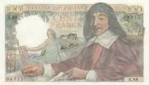 Frankreich 100 Francs - Descartes - 23-03-1944 - Serial E.88 - P.101
