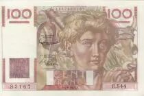 Frankreich 100 Francs - Farmer - 04-06-1953 - Serial E.544
