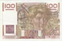 Frankreich 100 Francs - Farmer - 29-06-1950 - Serial W.353
