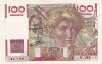 Frankreich 100 Francs - Jeune Paysan - 09-01-1947 - Serial N.188 - P.128