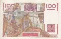 Frankreich 100 Francs - Jeune Paysan - 17-07-1947 - Serial H.203 - P.128