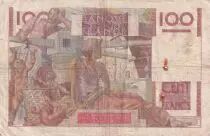 Frankreich 100 Francs - Jeune Paysan - 17-07-1947 - Serial H.203 - P.128