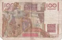 Frankreich 100 Francs - Jeune Paysan - 17-07-1947 - Serial H.203 - P.128