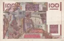 Frankreich 100 Francs - Jeune Paysan - Reversed watermark - 01-04-1954 - Serial P.593 - P.128