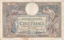 Frankreich 100 Francs - Luc Olivier Merson - 02-05-1924 - Serial A.10627 -  F - P.69