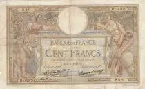 Frankreich 100 Francs - Luc Olivier Merson - 02-05-1929 - Serial H.24979