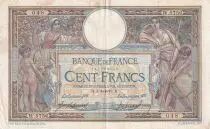 Frankreich 100 Francs - Luc Olivier Merson - 03-04-1919 - Serial W.5756 - P.71