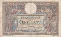 Frankreich 100 Francs - Luc Olivier Merson - 03-06-1919 - Serial E.5956 - VG to F - P.69