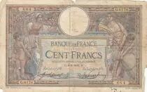 Frankreich 100 Francs - Luc Olivier Merson - 08-08-1919 - Serial G.6176