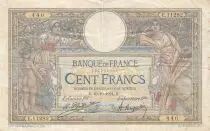 Frankreich 100 Francs - Luc Olivier Merson - 10-10-1924 - Serial  E.11282