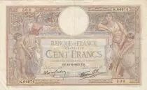 Frankreich 100 Francs - Luc Olivier Merson - 16-02-1939 - Serial K.64974