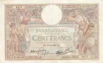 Frankreich 100 Francs - Luc Olivier Merson - 24-02-1938 - Serial D.58102