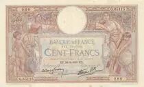 Frankreich 100 Francs - Luc Olivier Merson - 30-03-1939 - Serial Q.65115