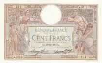 Frankreich 100 Francs - Luc Olivier Merson - 31-12-1936 - Serial V.52751