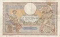 Frankreich 100 francs - Luc Olivier Merson - Grands Cartouches - 13-04-1933 -Serial Q.40371